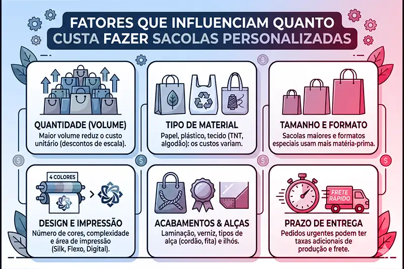sacolas plásticas ou sacolas de papel qual é melhor para lojas